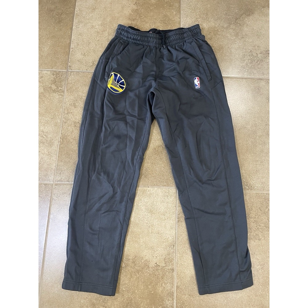 Nike NBA Golden State Warriors Mens Sz L Player Team-Issued Pants Black